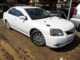 2011 MITSUBISHI GALANT 4DOOR FE WHITE 2.4 AT 203957